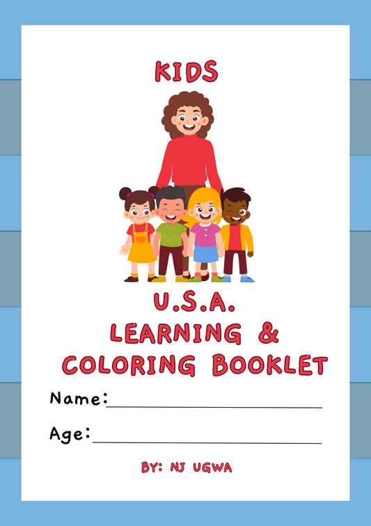 Kid's U.S.A. Learning & Coloring Booklet
